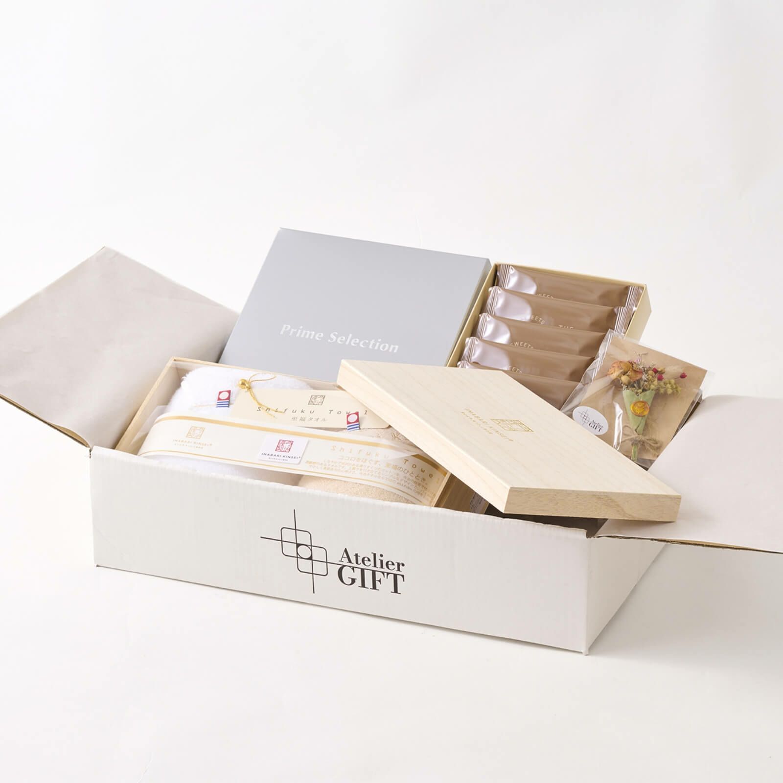 定番カタログギフト「PRIME SELECTION」+今治謹製 至福タオル フェイス