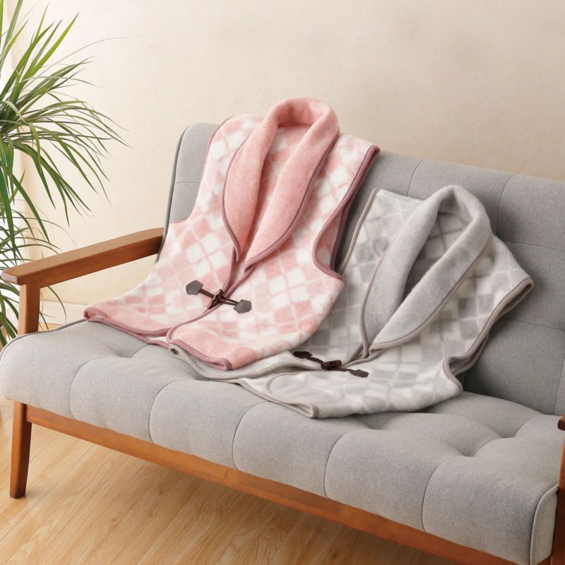 ジャカード織 衿付きアクリルベスト2枚セット | Atelier GIFT